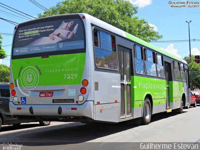 Viação Garcia 7529 na cidade de Maringá, Paraná, Brasil, por Guilherme Estevan. Número da foto: #5907610.