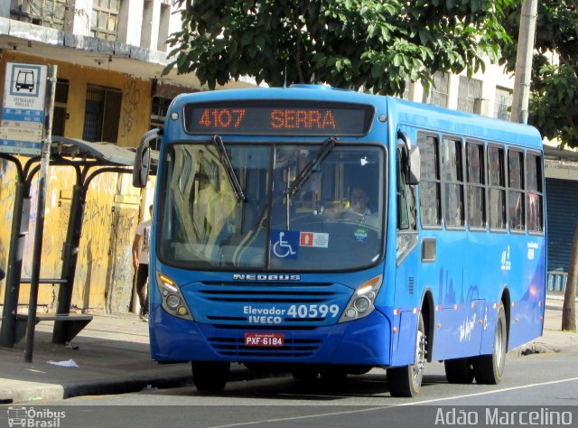 São Dimas Transportes 40599 na cidade de Belo Horizonte, Minas Gerais, Brasil, por Adão Raimundo Marcelino. ID da foto: 5907470.