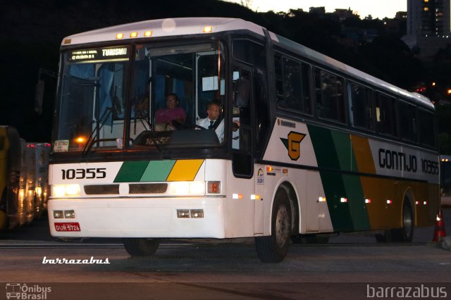 Empresa Gontijo de Transportes 10355 na cidade de Belo Horizonte, Minas Gerais, Brasil, por Rodrigo Barraza. ID da foto: 5851075.