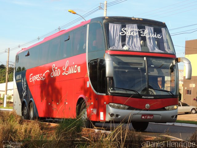 Expresso São Luiz 7390 na cidade de Rio Verde, Goiás, Brasil, por Daniel Henrique. Número da foto: #5852108.
