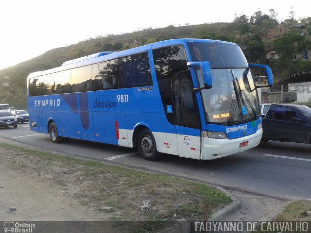 UTIL - União Transporte Interestadual de Luxo 9811 na cidade de Nova Iguaçu, Rio de Janeiro, Brasil, por Fabiano Magalhaes. ID da foto: 5852733.