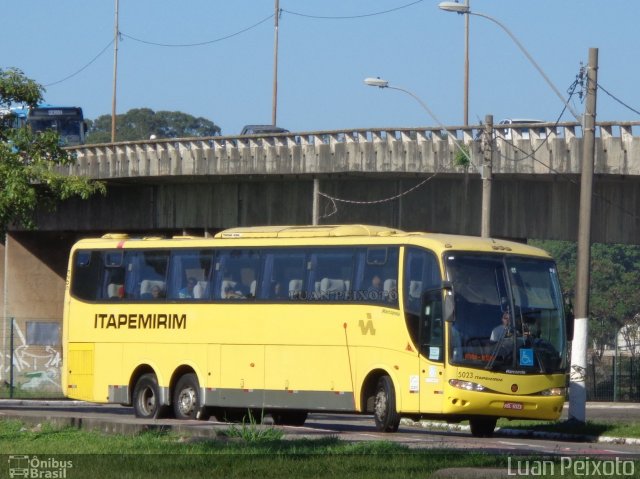 Viação Itapemirim 5023 na cidade de Vitória, Espírito Santo, Brasil, por Luan Peixoto. ID da foto: 5851207.