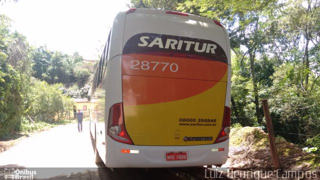 Saritur - Santa Rita Transporte Urbano e Rodoviário 28770 na cidade de Piedade dos Gerais, Minas Gerais, Brasil, por Luiz Henrique Campos. ID da foto: 5852779.