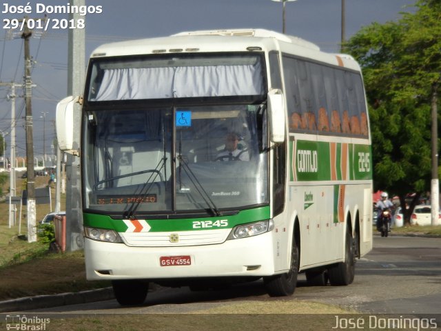 Empresa Gontijo de Transportes 21245 na cidade de Aracaju, Sergipe, Brasil, por José Domingos. Número da foto: #5853323.