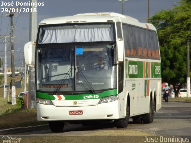 Empresa Gontijo de Transportes 21245 na cidade de Aracaju, Sergipe, Brasil, por José Domingos. ID da foto: 5853323.