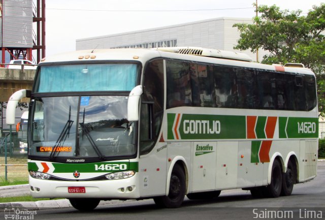 Empresa Gontijo de Transportes 14620 na cidade de Vitória, Espírito Santo, Brasil, por Saimom  Lima. ID da foto: 5908935.