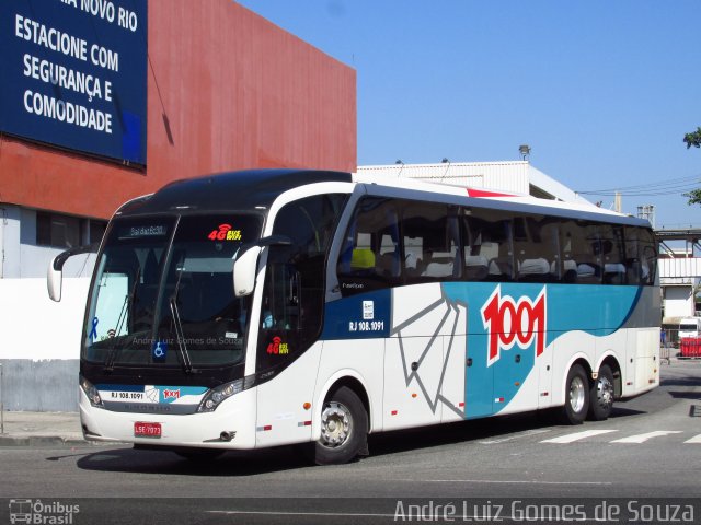 Auto Viação 1001 RJ 108.1091 na cidade de Rio de Janeiro, Rio de Janeiro, Brasil, por André Luiz Gomes de Souza. Número da foto: #5856308.