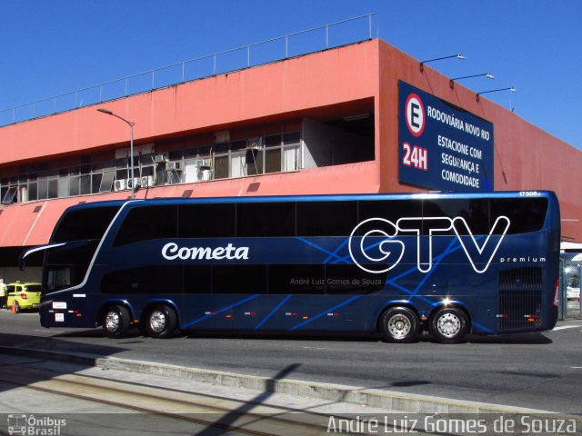 Viação Cometa 17308 na cidade de Rio de Janeiro, Rio de Janeiro, Brasil, por André Luiz Gomes de Souza. Número da foto: #5856216.