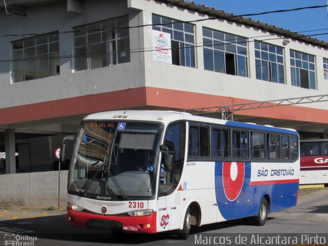 Viação São Cristóvão 2310 na cidade de Lavras, Minas Gerais, Brasil, por Marcos de Alcantara Pinto. Número da foto: #5856444.