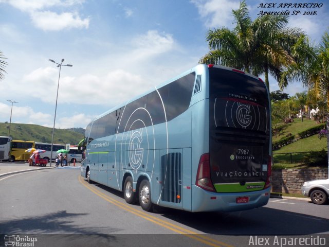 Viação Garcia 7987 na cidade de Aparecida, São Paulo, Brasil, por Alex Aparecido. Número da foto: #5856643.