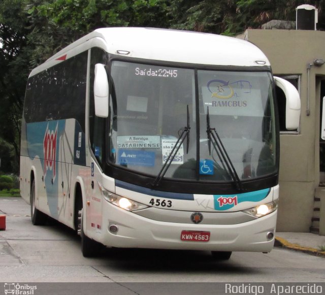 Auto Viação 1001 4563 na cidade de São Paulo, São Paulo, Brasil, por Rodrigo  Aparecido. ID da foto: 5856646.