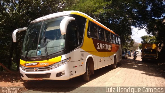 Saritur - Santa Rita Transporte Urbano e Rodoviário 28770 na cidade de Piedade dos Gerais, Minas Gerais, Brasil, por Luiz Henrique Campos. ID da foto: 5857071.