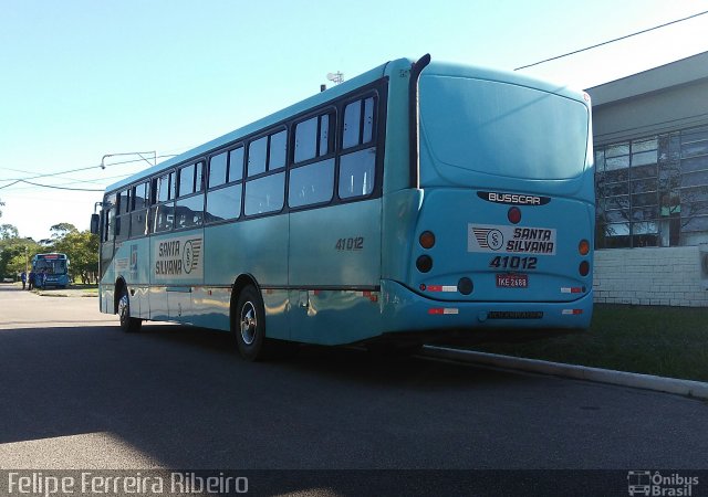 Empresa de Transportes Santa Silvana 41012 na cidade de Capão do Leão, Rio Grande do Sul, Brasil, por Felipe Ferreira Ribeiro. Número da foto: #5856317.