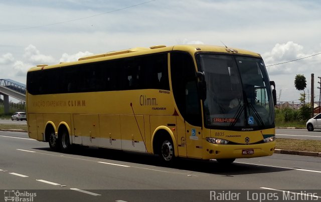 Viação Itapemirim 8835 na cidade de Campinas, São Paulo, Brasil, por Raider Lopes Martins. ID da foto: 5856222.