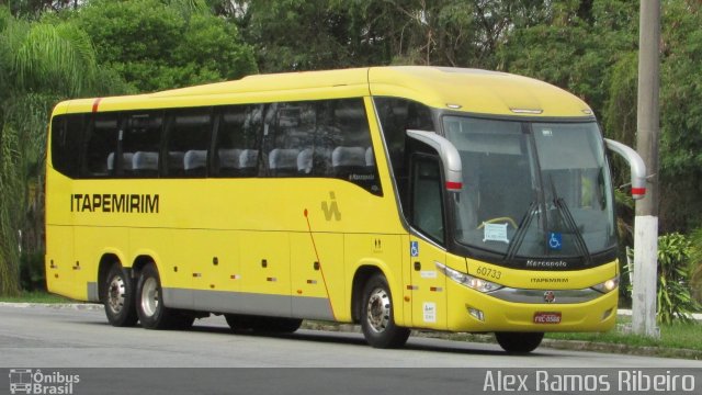 Viação Itapemirim 60733 na cidade de Taubaté, São Paulo, Brasil, por Alex Ramos Ribeiro. Número da foto: #5857221.