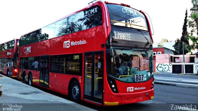 Metrobús Ciudad de México 807 na cidade de , por Marco  Hurtado Rojas. ID da foto: 5856517.