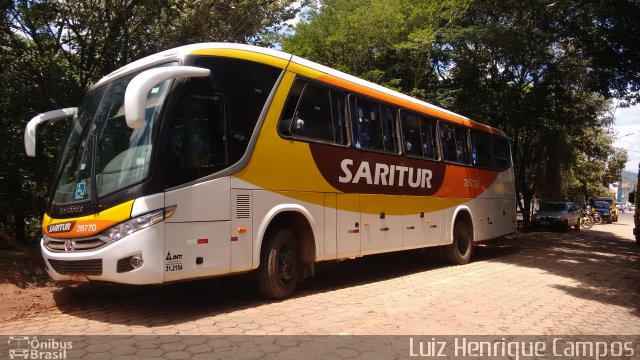 Saritur - Santa Rita Transporte Urbano e Rodoviário 28770 na cidade de Piedade dos Gerais, Minas Gerais, Brasil, por Luiz Henrique Campos. ID da foto: 5857070.