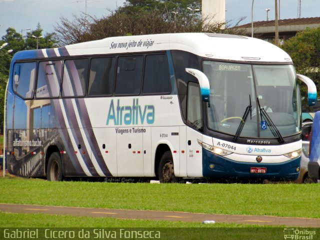 Alfa Turismo & Transportes A-07044 na cidade de Brasília, Distrito Federal, Brasil, por Gabriel  Cícero da Silva Fonseca. Número da foto: #5857999.