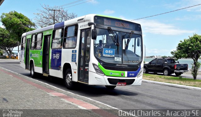 Viação Modelo 9419 na cidade de Aracaju, Sergipe, Brasil, por David  Souza. ID da foto: 5859004.