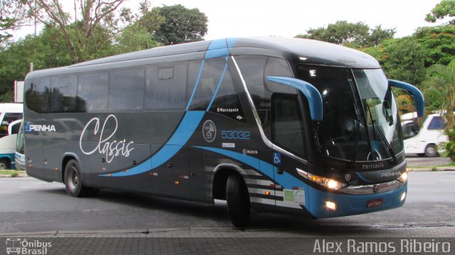 Empresa de Ônibus Nossa Senhora da Penha 53032 na cidade de Taubaté, São Paulo, Brasil, por Alex Ramos Ribeiro. ID da foto: 5859528.