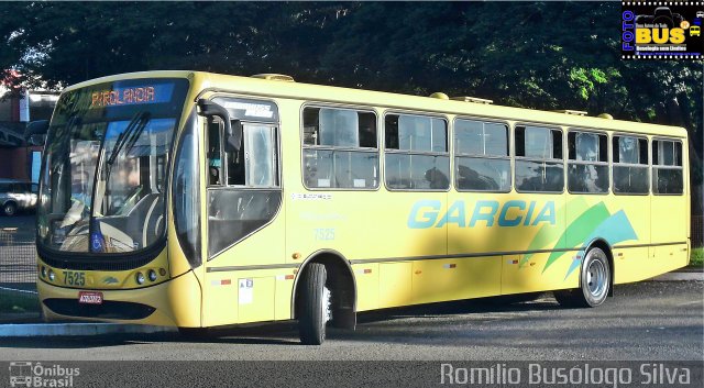 Viação Garcia 7525 na cidade de Rolândia, Paraná, Brasil, por Romílio Busólogo Silva . Número da foto: #5859165.