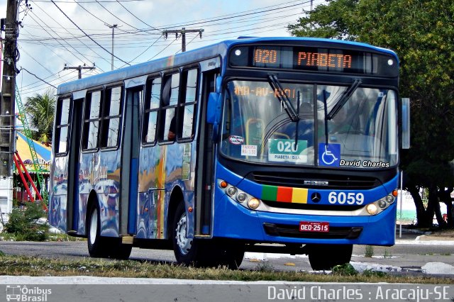 Viação Atalaia Transportes 6059 na cidade de Nossa Senhora do Socorro, Sergipe, Brasil, por David  Souza. Número da foto: #5859007.