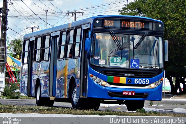 Viação Atalaia Transportes 6059 na cidade de Nossa Senhora do Socorro, Sergipe, Brasil, por David  Souza. ID da foto: 5859007.