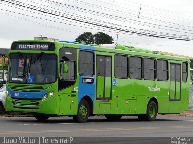 Taguatur - Taguatinga Transporte e Turismo 03403 na cidade de Teresina, Piauí, Brasil, por João Victor. ID da foto: 5860257.