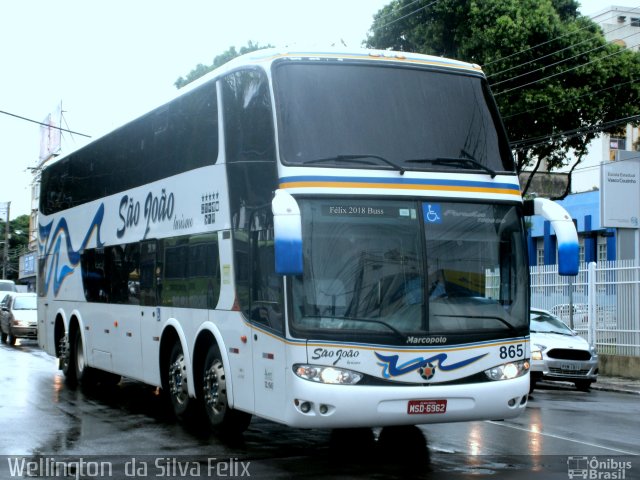 São João Turismo 865 na cidade de Vila Velha, Espírito Santo, Brasil, por Wellington  da Silva Felix. ID da foto: 5860277.