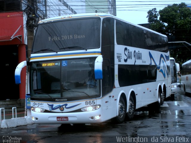 São João Turismo 865 na cidade de Vila Velha, Espírito Santo, Brasil, por Wellington  da Silva Felix. Número da foto: #5860360.