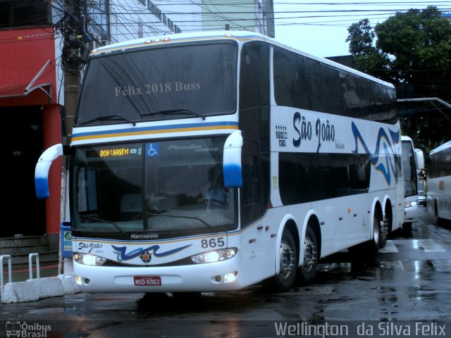 São João Turismo 865 na cidade de Vila Velha, Espírito Santo, Brasil, por Wellington  da Silva Felix. ID da foto: 5860360.