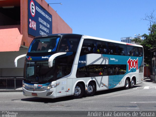 Auto Viação 1001 RJ 108.713 na cidade de Rio de Janeiro, Rio de Janeiro, Brasil, por André Luiz Gomes de Souza. ID da foto: 5860760.