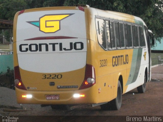 Empresa Gontijo de Transportes 3220 na cidade de Virgem da Lapa, Minas Gerais, Brasil, por Breno Martins. ID da foto: 5860102.