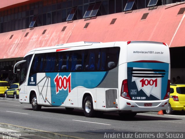 Auto Viação 1001 RJ 108.289 na cidade de Rio de Janeiro, Rio de Janeiro, Brasil, por André Luiz Gomes de Souza. ID da foto: 5862449.