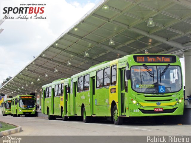 Transcol Transportes Coletivos 04449 na cidade de Teresina, Piauí, Brasil, por Patrick Ribeiro. Número da foto: #5861733.
