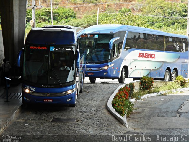 Viação Águia Branca 26700 na cidade de Aracaju, Sergipe, Brasil, por David  Souza. ID da foto: 5863178.