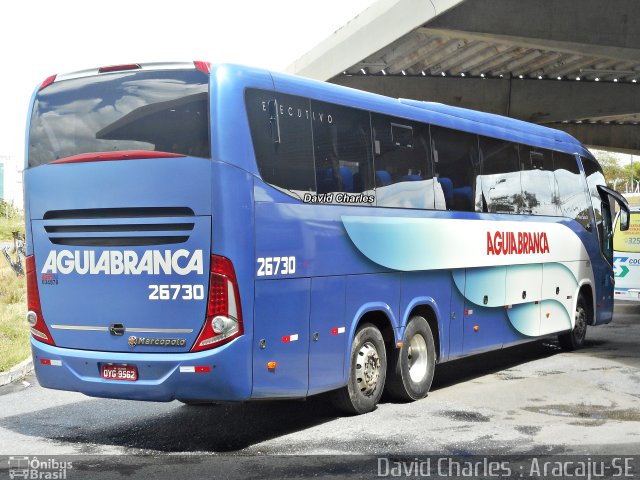 Viação Águia Branca 26730 na cidade de Aracaju, Sergipe, Brasil, por David  Souza. ID da foto: 5863184.