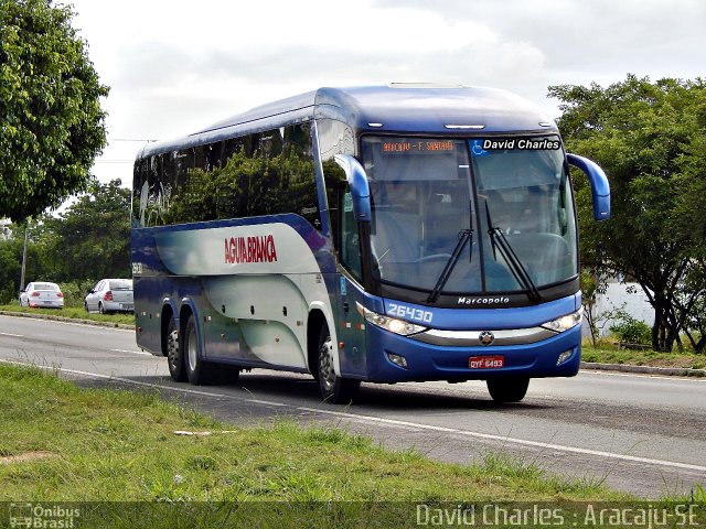 Viação Águia Branca 26430 na cidade de Aracaju, Sergipe, Brasil, por David  Souza. ID da foto: 5863185.