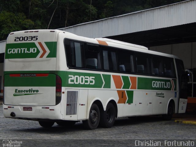 Empresa Gontijo de Transportes 20035 na cidade de Manhuaçu, Minas Gerais, Brasil, por Christian  Fortunato. ID da foto: 5861453.