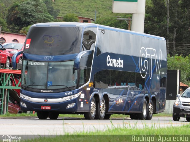 Viação Cometa 17323 na cidade de Conselheiro Lafaiete, Minas Gerais, Brasil, por Rodrigo  Aparecido. Número da foto: #5861945.