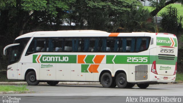 Empresa Gontijo de Transportes 21535 na cidade de Taubaté, São Paulo, Brasil, por Alex Ramos Ribeiro. Número da foto: #5866058.