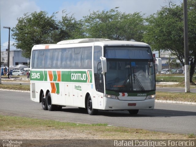 Empresa Gontijo de Transportes 20145 na cidade de Aracaju, Sergipe, Brasil, por Rafael Rodrigues Forencio. ID da foto: 5863486.