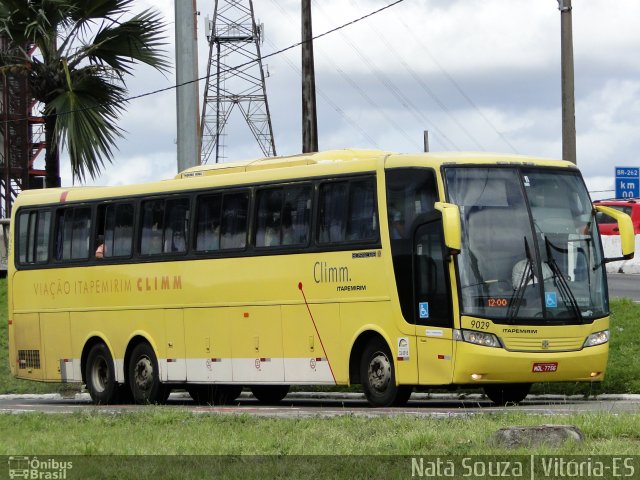 Viação Itapemirim 9029 na cidade de Vitória, Espírito Santo, Brasil, por Natã  Souza. ID da foto: 5865259.