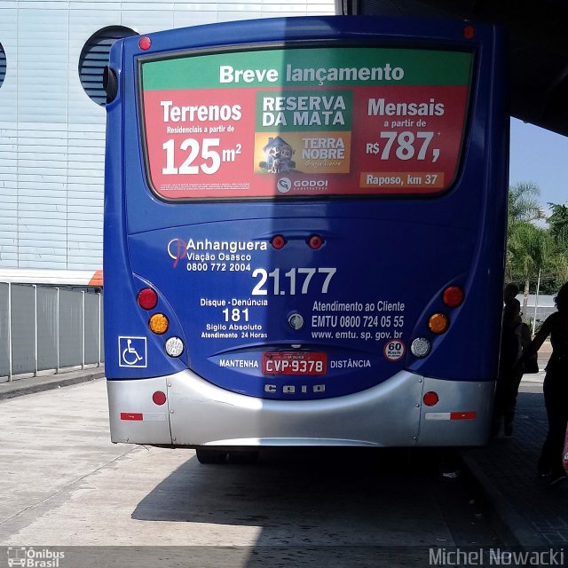 Viação Osasco 21.177 na cidade de São Paulo, São Paulo, Brasil, por Michel Nowacki. Número da foto: #5865604.