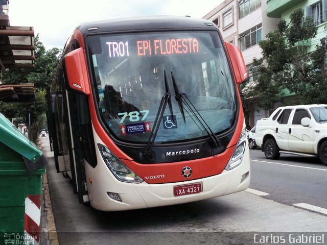 Visate - Viação Santa Tereza 787 na cidade de Caxias do Sul, Rio Grande do Sul, Brasil, por Carlos Gabriel. Número da foto: #5865425.