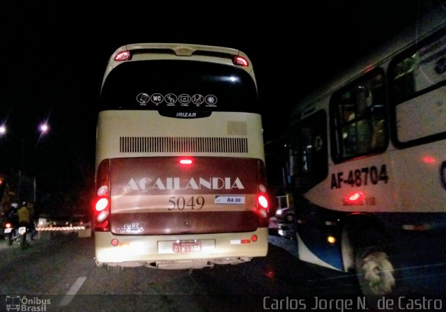 Viação Açailândia 5049 na cidade de Ananindeua, Pará, Brasil, por Carlos Jorge N.  de Castro. ID da foto: 5864052.