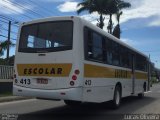 Ouro Negro Transportes e Turismo 413 na cidade de Rio das Ostras, Rio de Janeiro, Brasil, por Lucas Oliveira. Número da foto: #5865320.