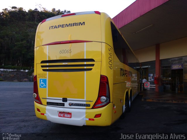Viação Itapemirim 60065 na cidade de Juiz de Fora, Minas Gerais, Brasil, por Jose Evangelista Alves. Número da foto: #5912084.