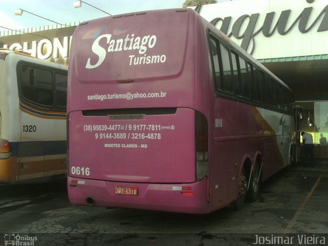Santiago Turismo 0616 na cidade de Curvelo, Minas Gerais, Brasil, por Josimar Vieira. Número da foto: #5911377.