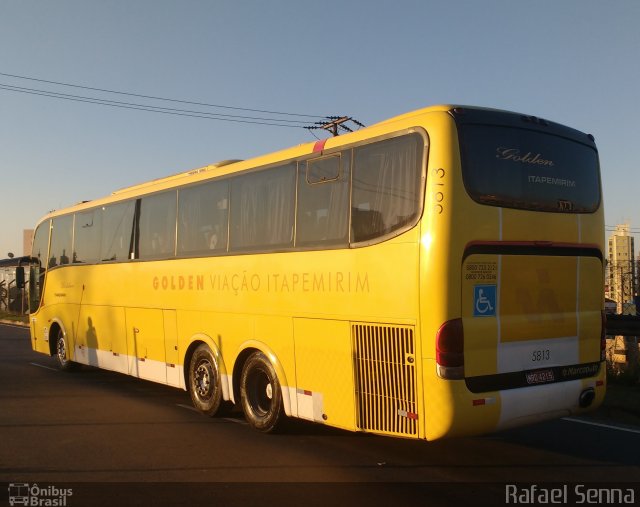 Viação Itapemirim 5813 na cidade de Campinas, São Paulo, Brasil, por Rafael Senna. ID da foto: 5912891.